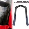 Rear Window Side Canard Spoiler Splitter Wing Black Fits VW Golf 6 MK6 GTI 08-13