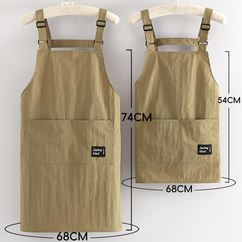 Cross Strap Style Waterproof Apron Kitchen Anti-Fouling Cooking Apron Unisex Barber Beauty Salon Cafe Work Apron