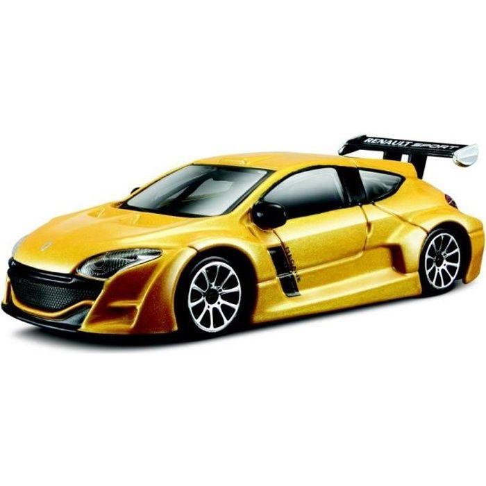 Mounted Miniatures - Renault Mégane Trophy Yellow 1/43 Burago