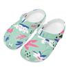 Soft Printed EVA Clogs Slippers Adult Unisex Easy Clean Lightweight Slip On Casual Sandals Lightweight Soft Sole Summer Daily Wear