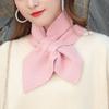 1PC women's knitted cross scarf for warmth softness lightness and fashion