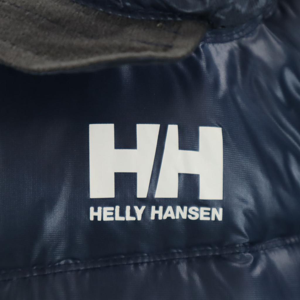 HELLY HANSEN Nylon Down jacket M Navy system Storage bag Men's Used