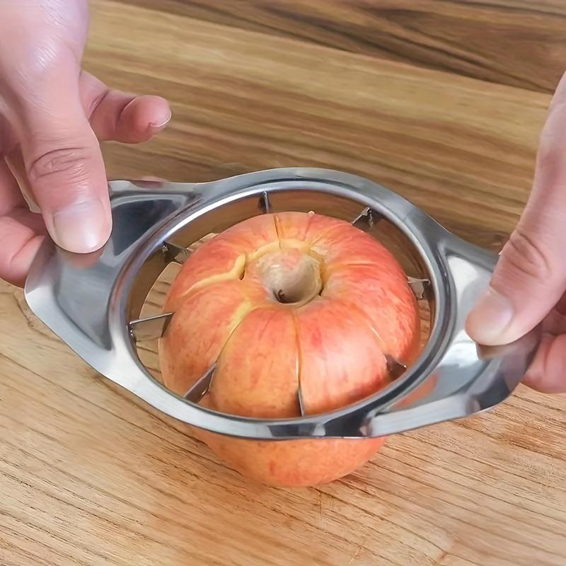 Stainless Steel Apple Slicer, Reusable Corerender Creative Fruit Slicer with Adjustable Metal Blades for Perfect Slices