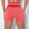 Damesnet rode strakke heuplift sportshort yogabroek voor dames sneldrogende training hardloopfitnessbroek
