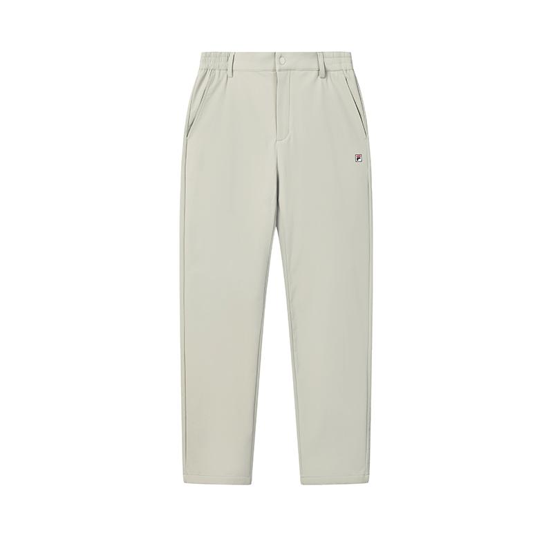 

FILA Heritage Fashion Simple Classic Basic Comfortable Soft Versatile Woven Straight Leg Casual Pants Men bottoms Light-Industrial-Brown F11M618803FBG 3XL