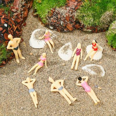 10 Stück Verschiedene Posen Schwimmende Personen Schwimmfiguren Modellbahnen Strandkulisse Miniatur 1:100/1:150/1:75/1:Maßstab 50