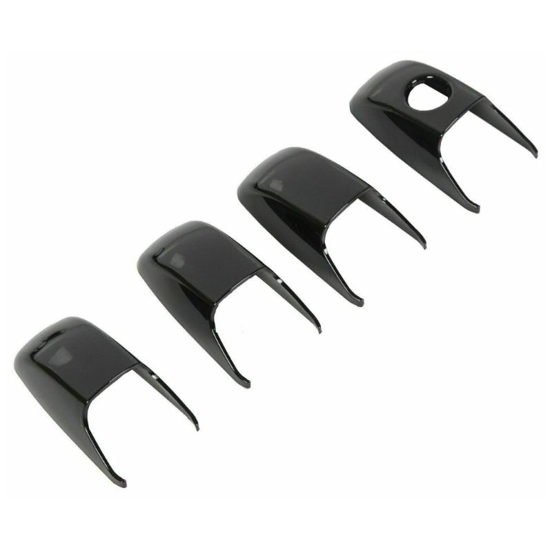 Pack Of 4 ABS Door Handle Covers with Anti Slip Grip & Easy Installation Vehicle Accessories for Multiple Automotive