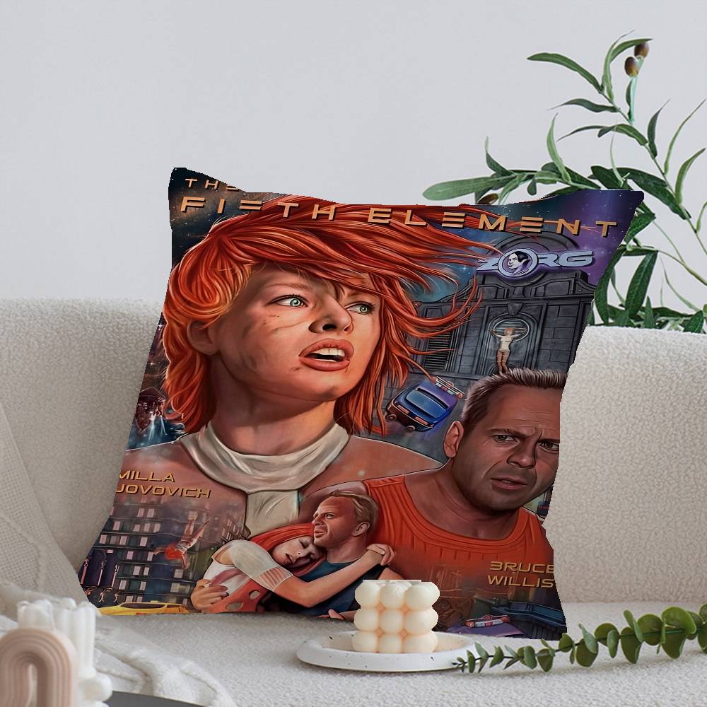 

F-Fifth E-Element Personalized Pillow Dust Cover Bedroom Kids Party Decoration Pillowcase Birthday Children Gift 12x12Inch