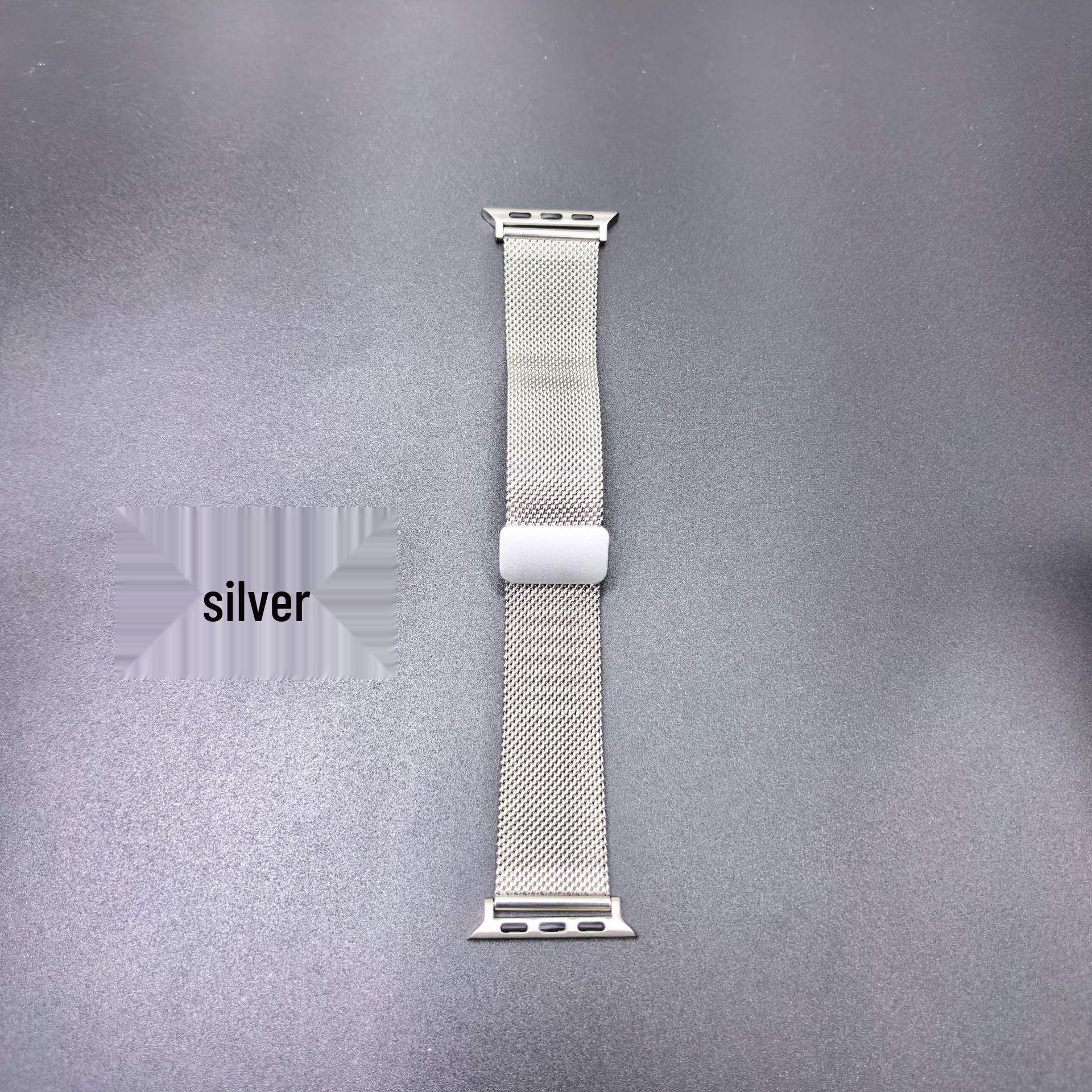 

Сумісний міланський сталевий ремінець для Apple Watch Series 10 та Huawei 22mm for Huawei срібний