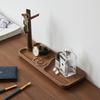 HeMu Key Storage Tray for Entrance Foyer Creative Tree Hanging Shelf Desktop Decoration Living Room Key Hanger Display Frame