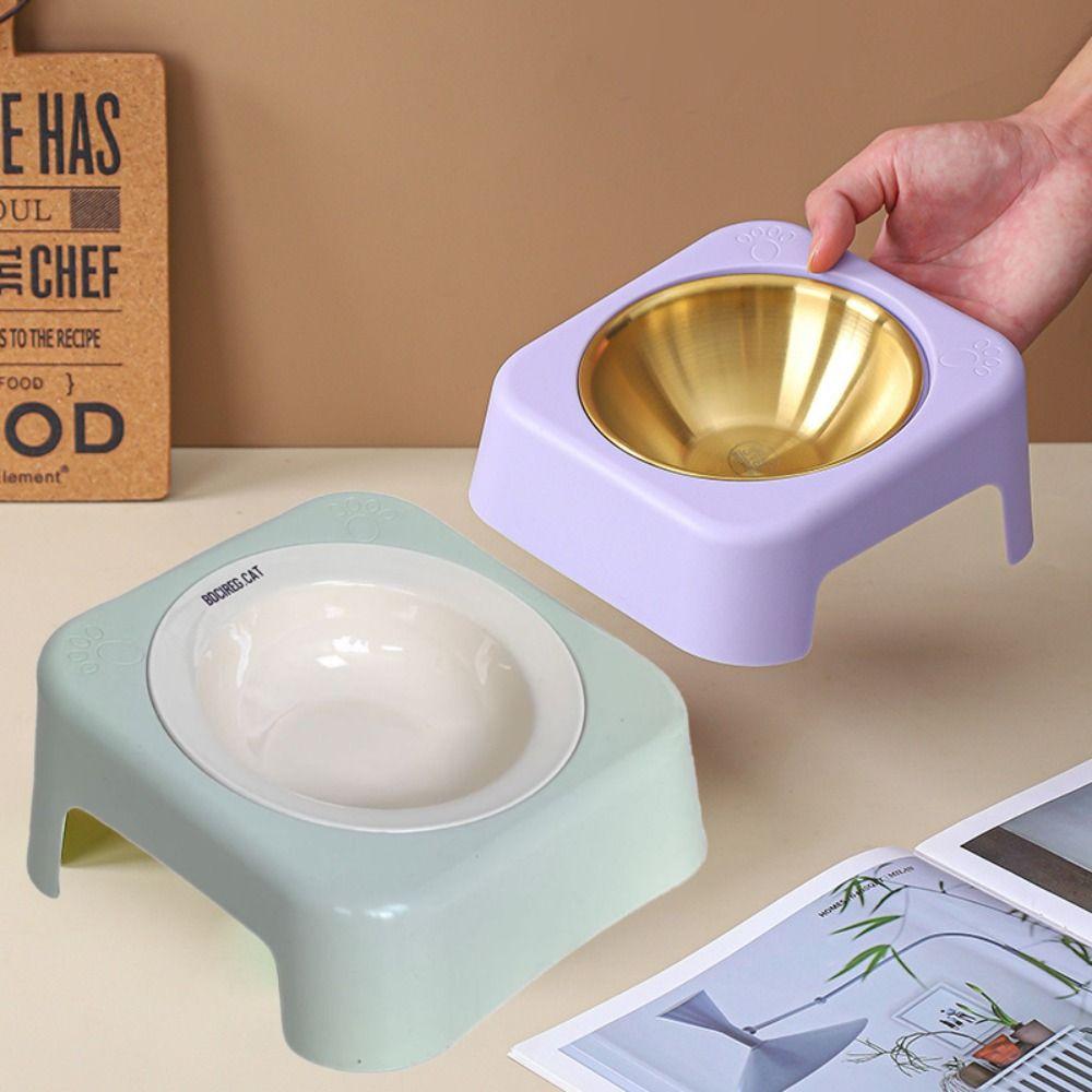 Anti Overturning Flying Disc Bowl Ceramic Drinking Bowl Creative Eating Bowl Indoor