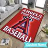 Custom NameAnaheim Braves Graffiti Art Carpet, Indoor Rug, Chair Rug, Living Rooms, Doormat Made From Polyester Home Decor Birthday Christmas Gifts