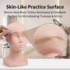 20Pcs Adhesive Tattoo Practice Sticker Eyebrow Line Practice Stickers  Makeup Tattoo Training