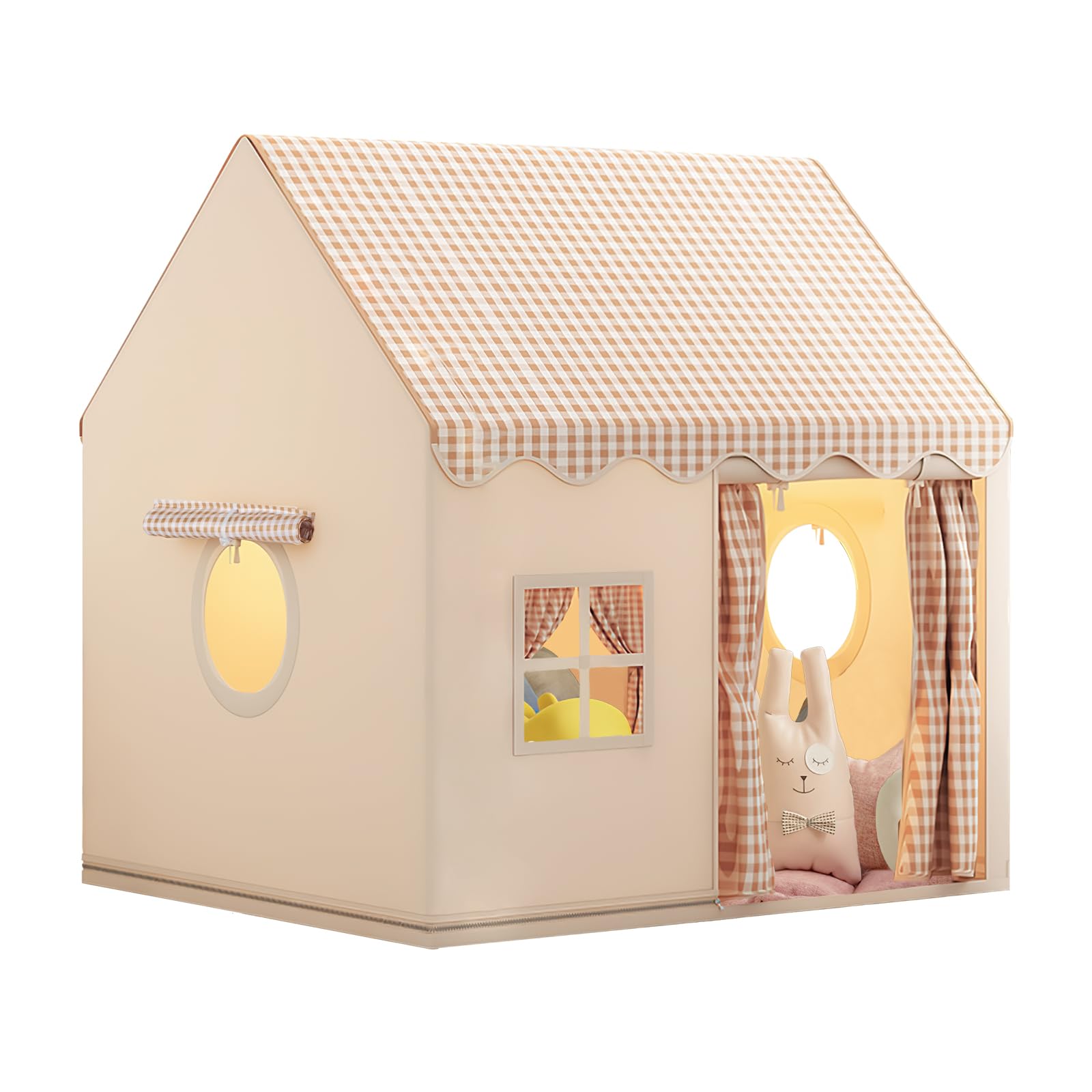 

Детская палатка TwoPone для девочек и палатка-секрет для игр в помещении, легкая, идеальная для и 120 см шириной x 100 см глубиной x 130 см высотой, включает сумку для хранения и японский