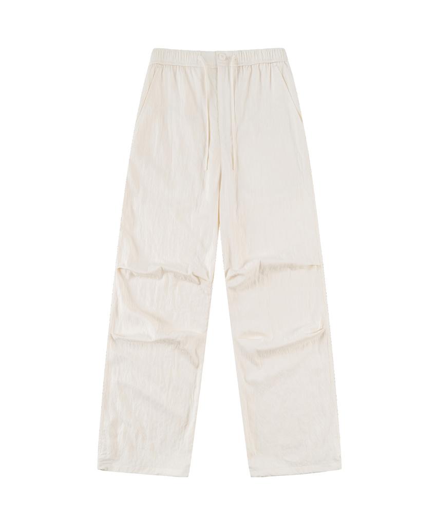 Siyajyu Sipt7184 Silky Parachute Pants_Cream