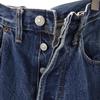 Denime Red ear, back rivet, old Straight denim pants w30 jeans Men's Used