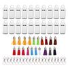 60PCS Sublimation Chapstick Holder Lip Balm Holder Keychain Sleeve with Colorful Tassel for DIY Crafts