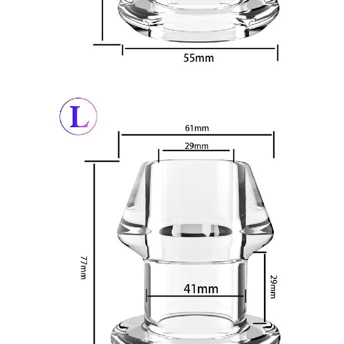 Silicone Hollow Anal Plug With Stopper Speculum Enema Anus Dilator Butt Plug Prostate Massage Bdsm Sex Toys For Woman Men