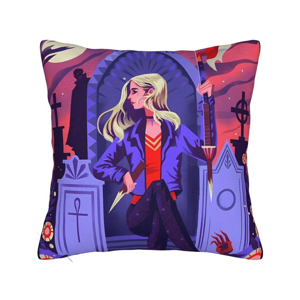 Pillow Case Buffys the V-Vampire Slayer Comfy  Pillow Cover For Office Car Home Decor Cute Funny Pillowcases