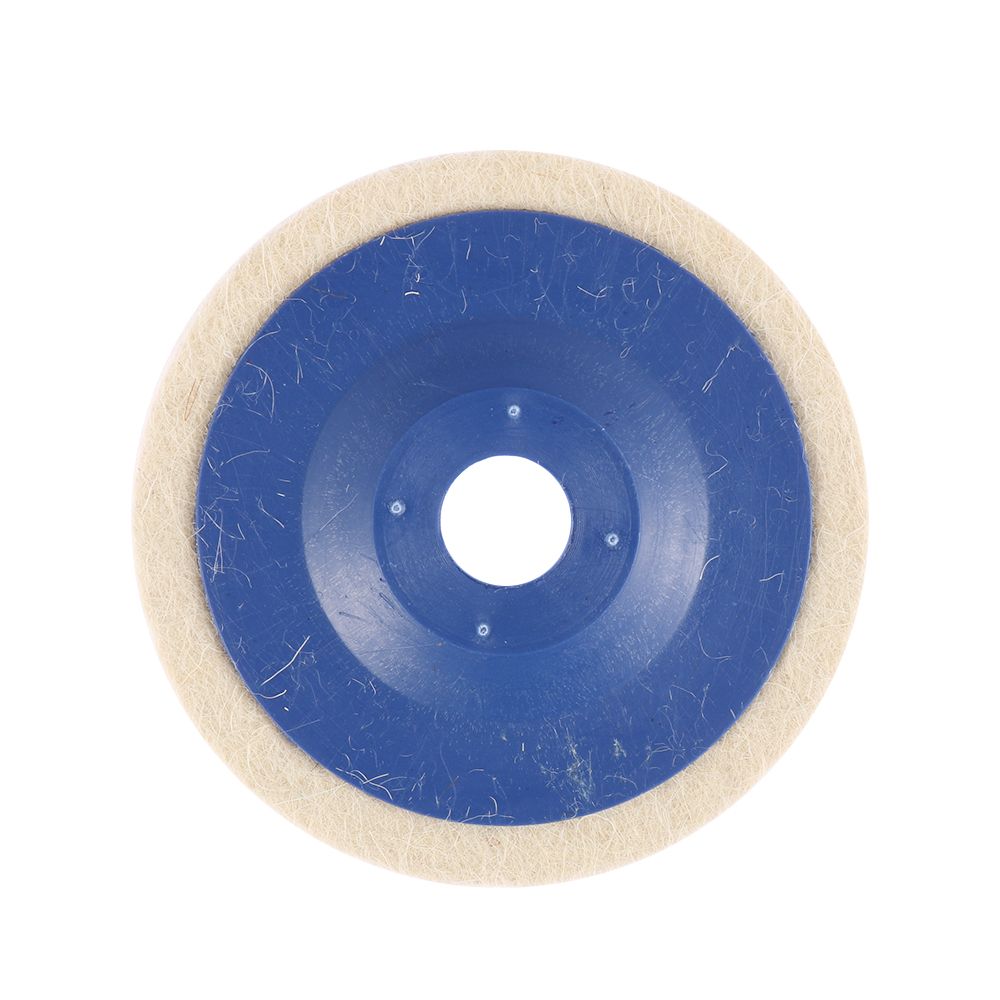 

4inch Practical Waxing Pad Buffing Pads Wool Wheel Angle Grinder Felt Disc Polishing Pads
