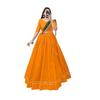 Damen Spezielles Rayon Baumwolle Lehenga Mit Gotta Patti Touch Navratri Special Alle Lehenga Choli ,Unstitched Bluse