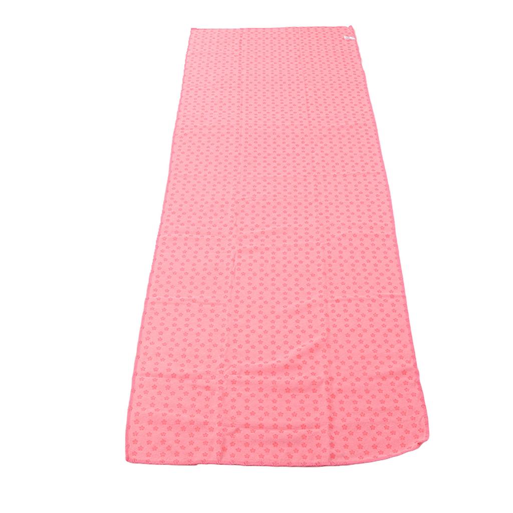 Towel Soft Microfiber Slip Resistant Sweat Absorbent   Mat Towel for Pilates Exercise Classes