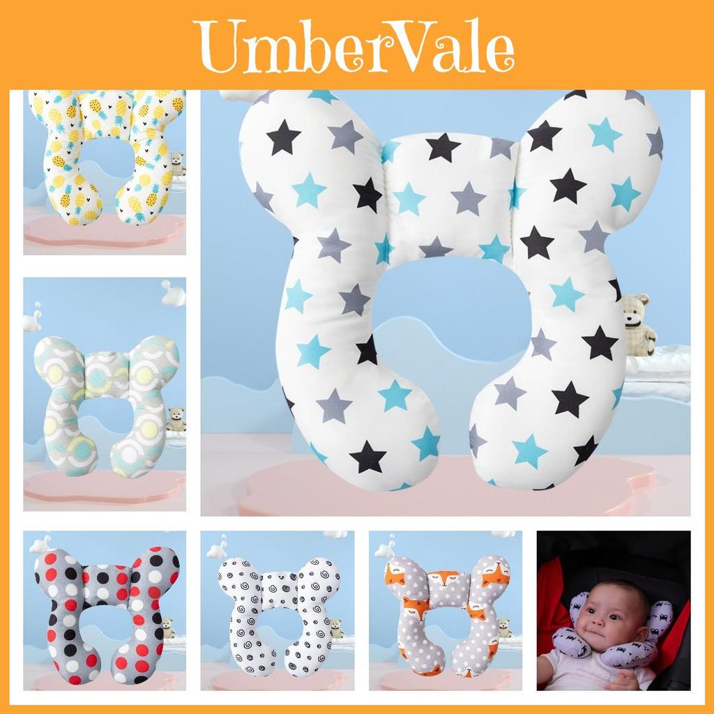 Cute Cartoon Children's U-shaped Pillow For Neck Support While Traveling