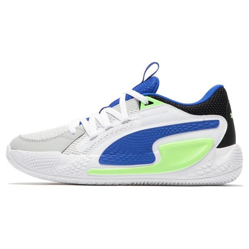 PUMA Court Rider Chaos Basketball Shoes Future Blue-Green Glare Men s 377767-05 EU 42.5
