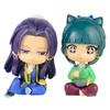 2Pcs/Set The Apothecary Diaries Maomao Jinshi Mini Figure Look Up Anime Kawaii Sitting Toys Desktop Ornaments Model Fans Gift