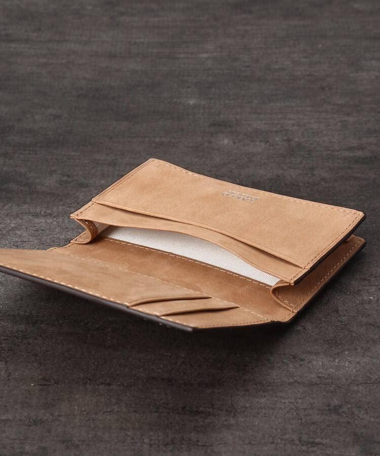 Business Card Holder Mesh Business Card Case 07001522 Dark Gray [Takeo Kikuchi] [Mini Leather] Men's (513) 00(SS)