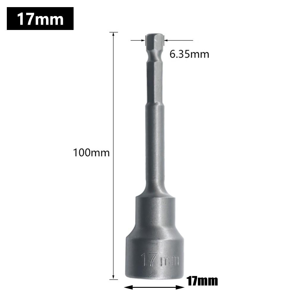 Hexagon Socket Wrench Magnetic 100mm 1pc Chrome Vanadium Steel