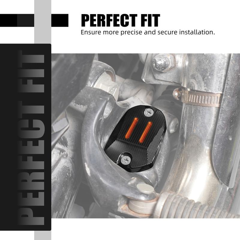 For Harley Sportster 883 Super Low XL883L 2014-20 Rear Brake Master Cylinder Cover Sportster 1200 Custom XL1200C XL883N XL1200NS