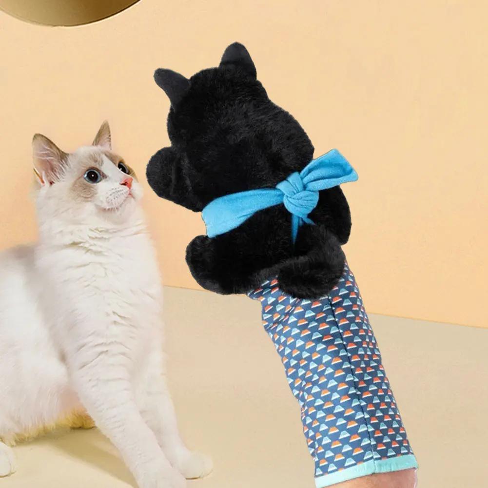 Cats Puppet Wrestler Cat Wrestling Toy  Puppet Interactive Hand Puppet for Indoor Cats Kids Pretend Play and Dog Toys