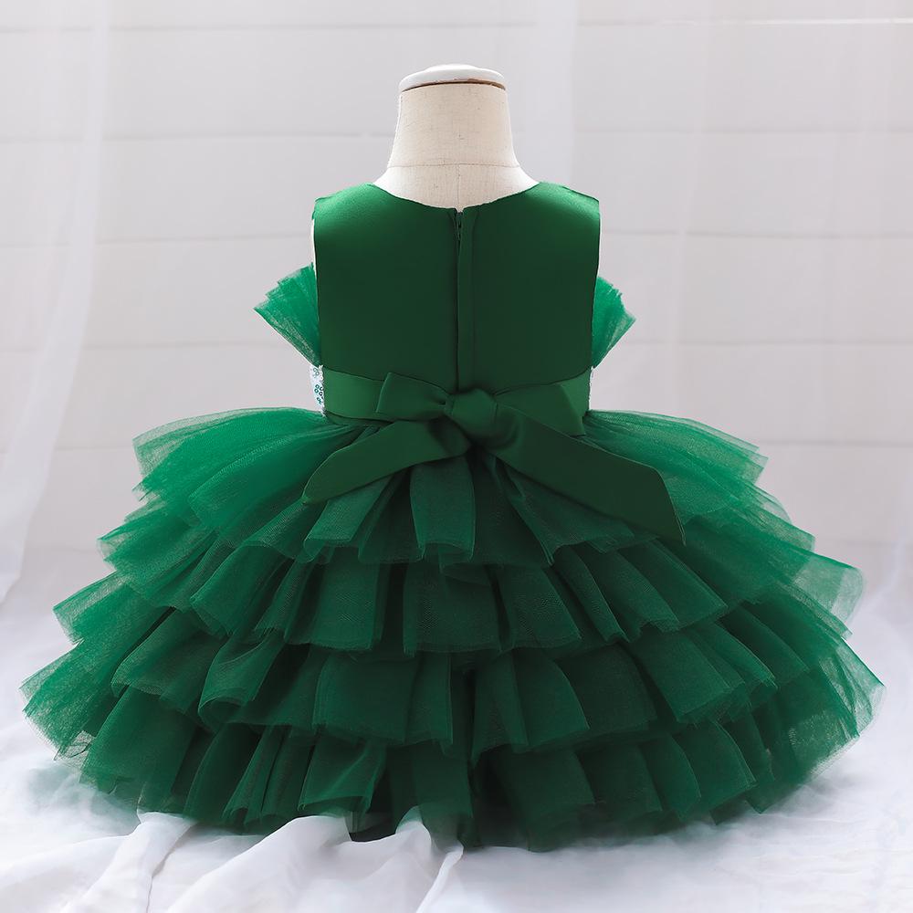 Cross-Border Infant Toddler Birthday Princess Puffy Dress for One-Year-Old