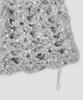 Taibseobiseu Shimmery Beaded Strap Beanie [Silver]