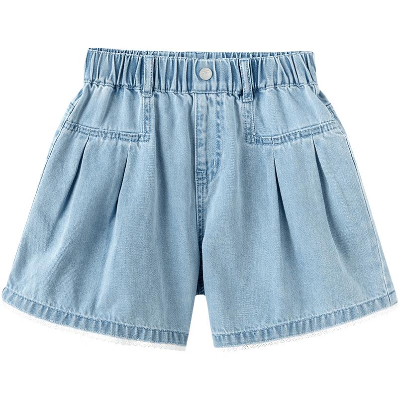 Balabala Girls  Cotton Denim Shorts 150