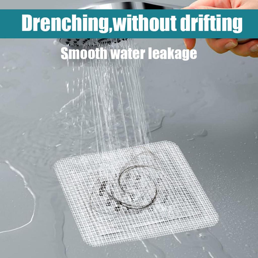 50/30/20/10 Pcs Disposable Hair Drain Stickers New Drain Mesh Strainer for Bathroom Laundry Bathtub Kitchen