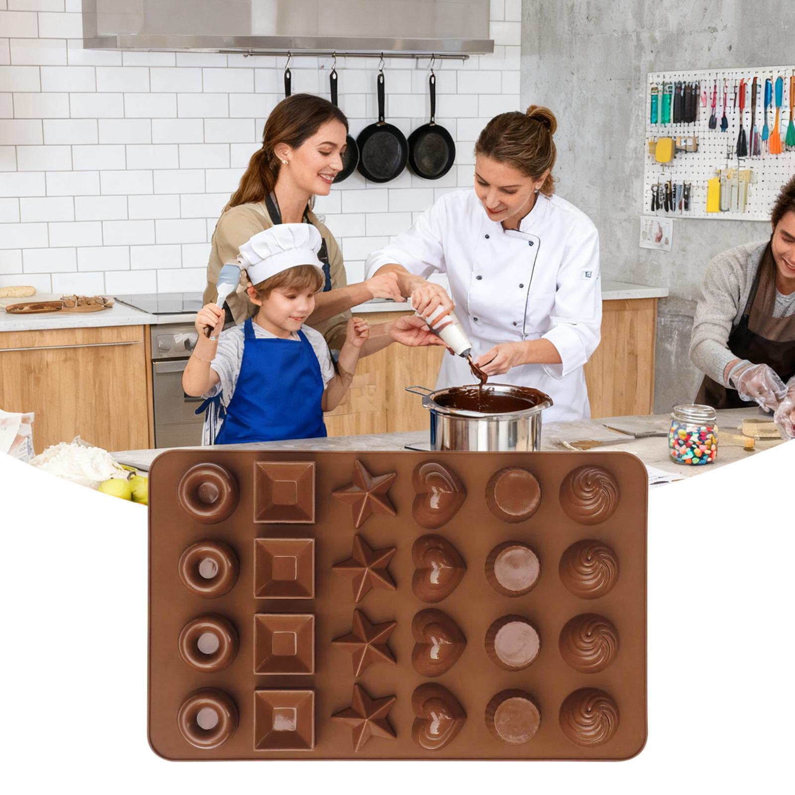 24 grid silicone chocolate mold Candy Making Molds DIY baking candy mold for chocolate candy soft candy cake decoration China Mainland