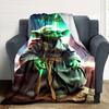 Customiz Name Personality Yoda Blanket Soft &Warm Sofa Office Bed Travel Lunch Break Blanket, Gift Suitable All Seasons