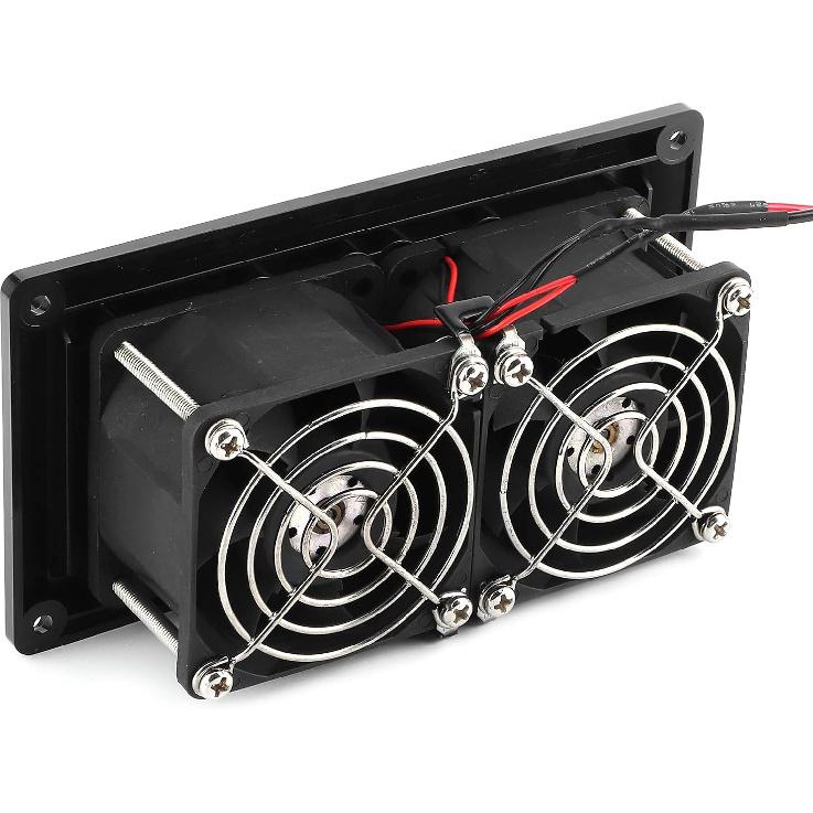 12V RV Side Vent Fan, 25W Air Vent Ventilation Exhaust Fan for Motorhome, Caravan, Trailer, Camper, Boat Marine Yacht