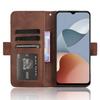 For ZTE Blade A34 Leather Case with Multiple Card Slots Wallet Phone Cover