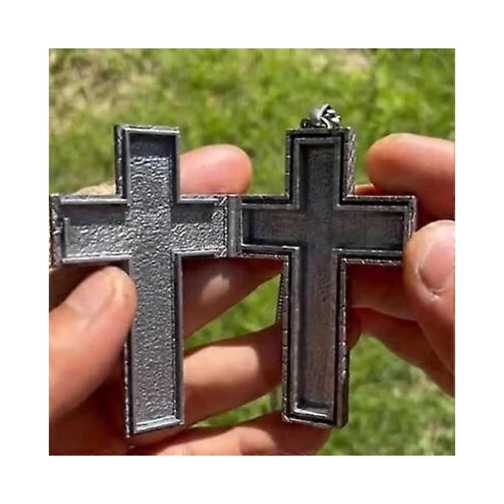 Squids Necklace Game,necklace with Secret compartment,Cross Pendant Necklace