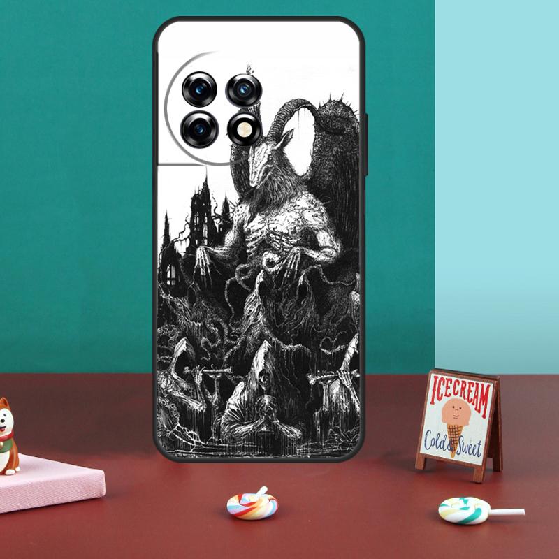 Devil Satan Dark Art For OnePlus 15 13 12 11 10 13T 10T 10R 12R 13R Case For OnePlus Nord 5 CE 3 2 4 Lite N20 N30