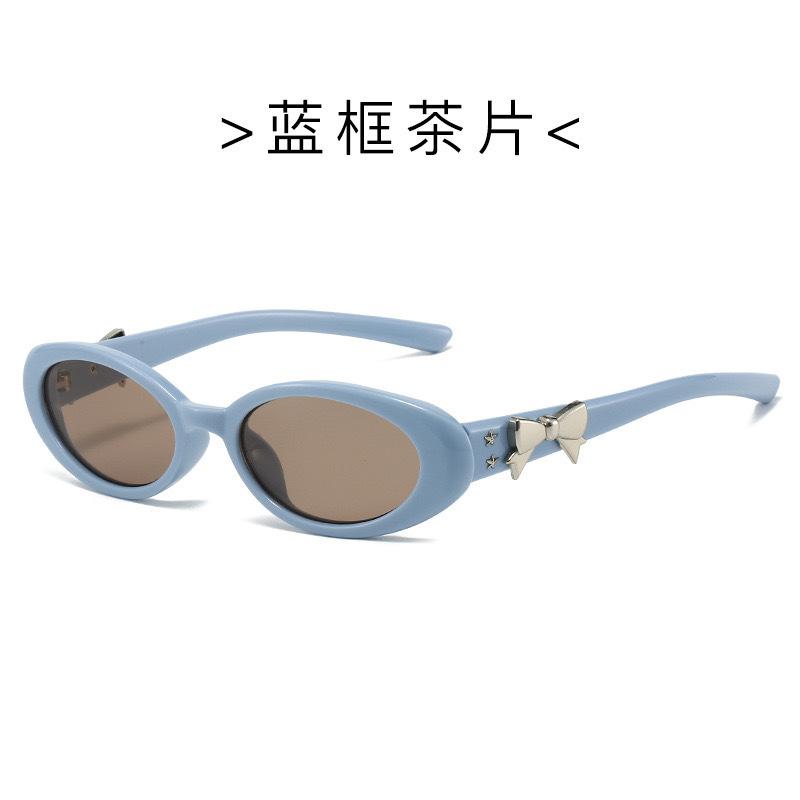 Oval Shape Sunglasses For Women Korean Style Uv400 Protection Sun Glasses Travelling Hiking Outdoor Sunglass