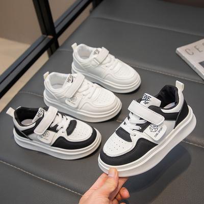 2025 Spring and Autumn New Children's Board Shoes Girls Soft-soled Sports Shoes Boys Non-slip Running Shoes White Shoes Casual Shoes