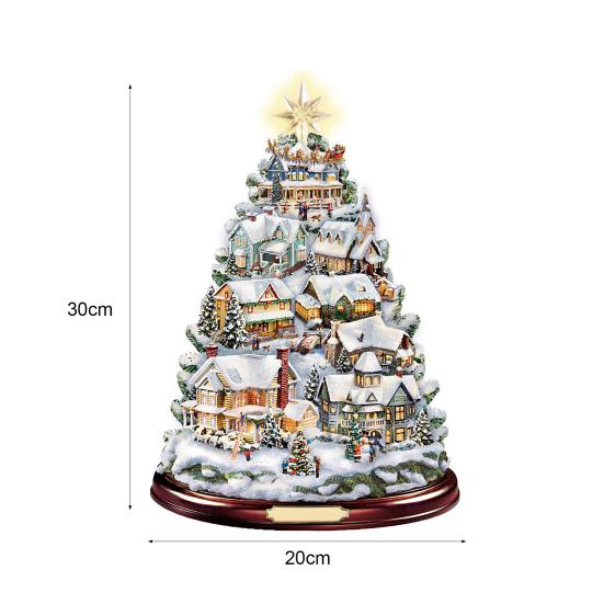 Buy 1 Sheet Glass Sticker Moisture Proof Decorative PVC Christmas Tree