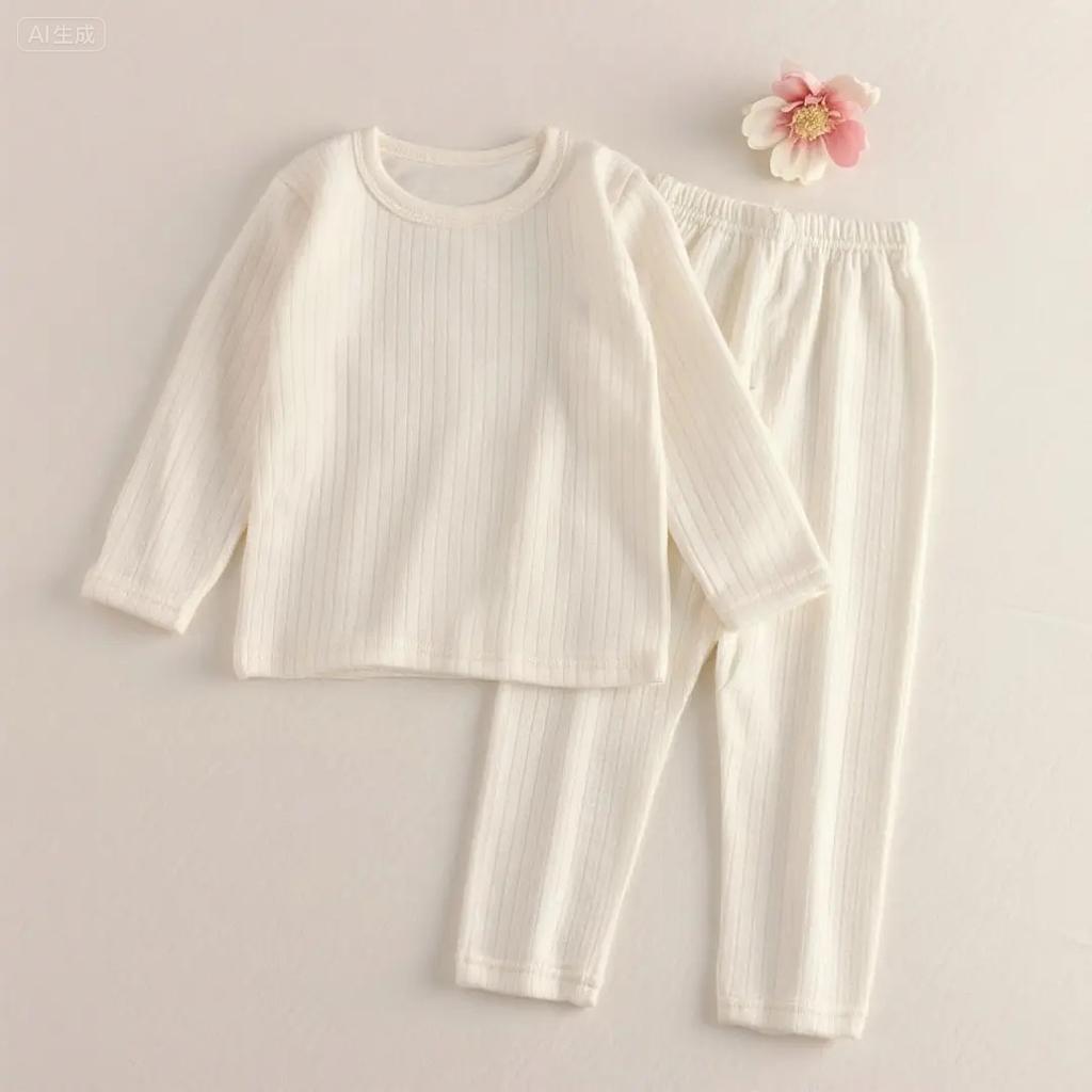 Children's Home Clothes Suit 2026 Autumn and Winter New Style De Jong Fine Woven Autumn Clothes and Long Trousers