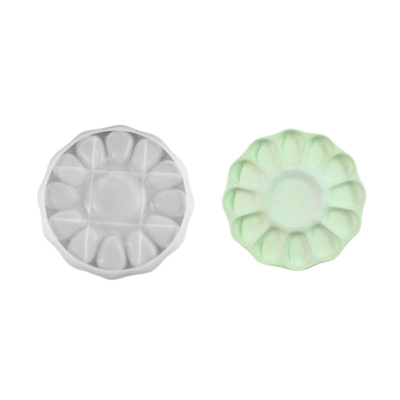

Flexible Silicone Eggs Holder Mold Food Grade Eggs Organizer Epoxy Mould Practical Kitchen Accessory for Eggs Dishes