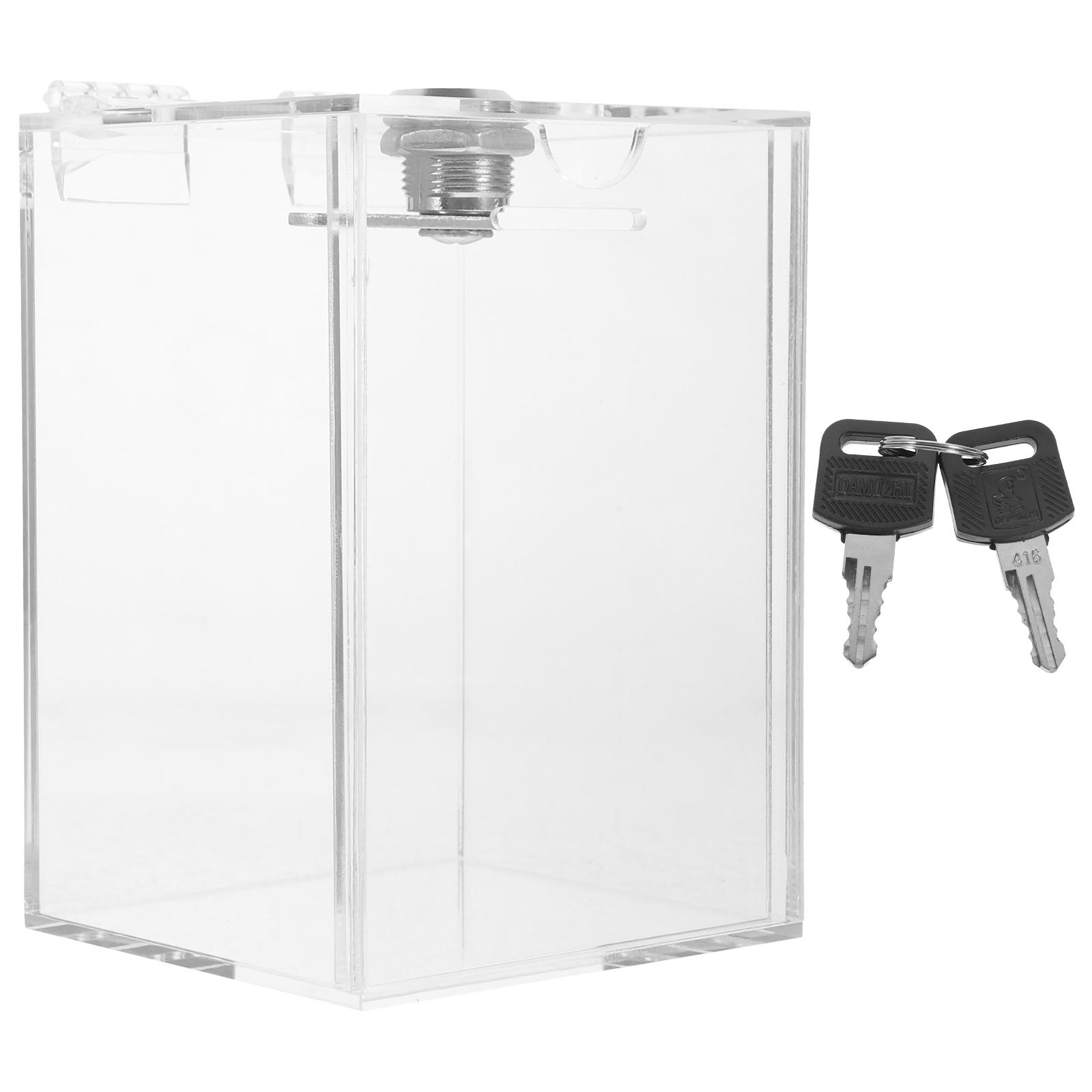 

Прозрачная акриловая копилка, банки для подсказок, подсчет поросят, большие коробки для пожертвований для сбора средств, держатель для детей