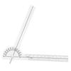 Goniometer Joint Range Motion Protractor 180 Degree Transparent Clear Mark Finger Measuring Physical Therapy Ruler